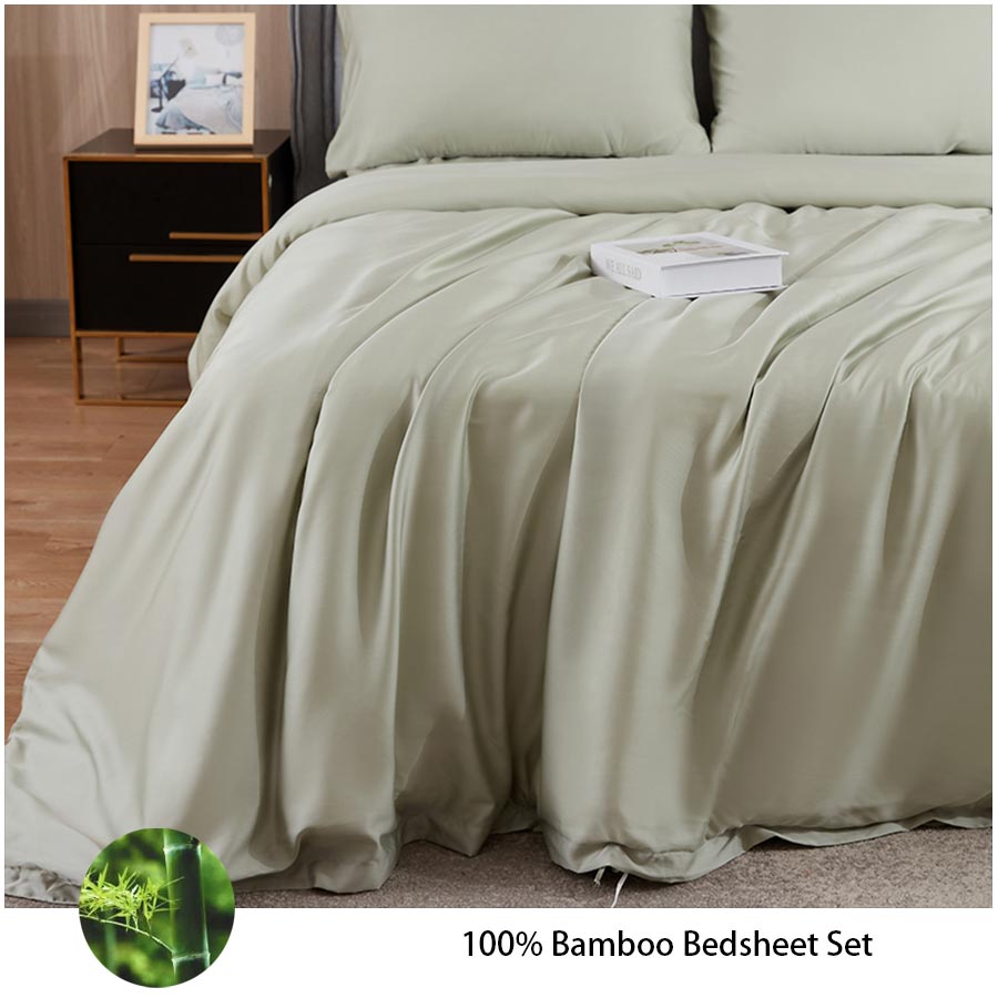 Bamboo Fabric Bedding Sheet Set