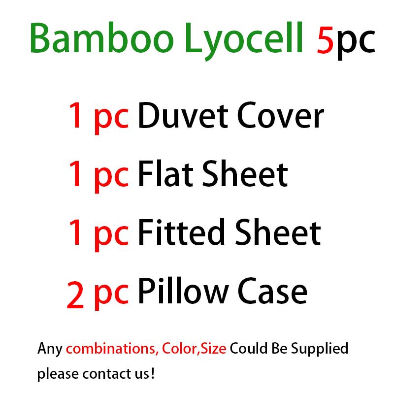 Bamboo Fabric Bedding Sheet Set