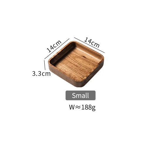 Acacia Wood Serving Trays