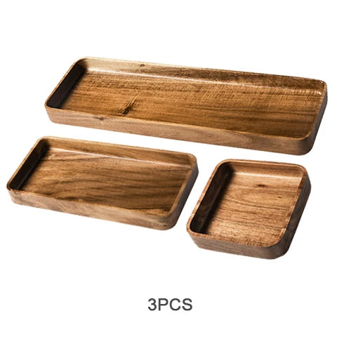 Acacia Wood Serving Trays