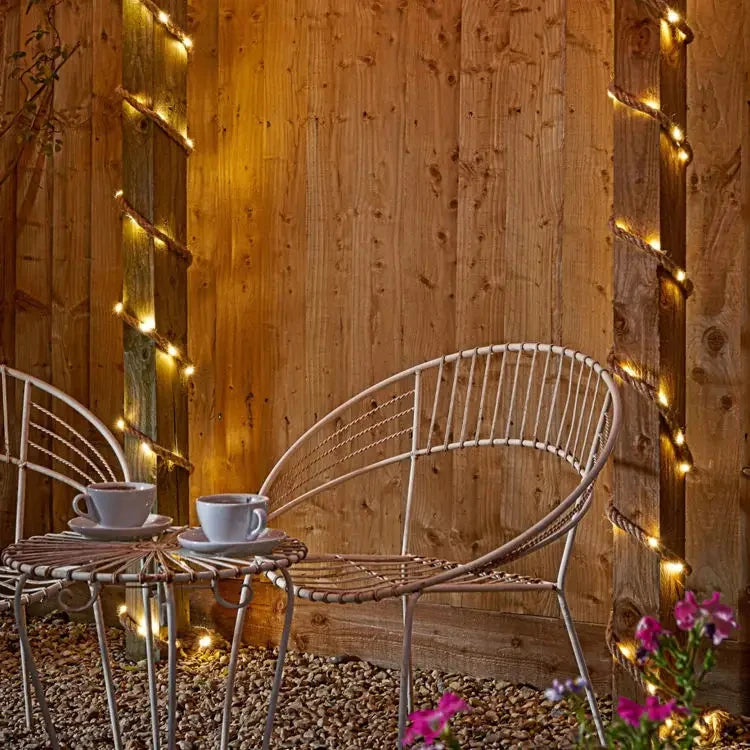 Outdoor Garden Decorative Hemp Rope String Lights