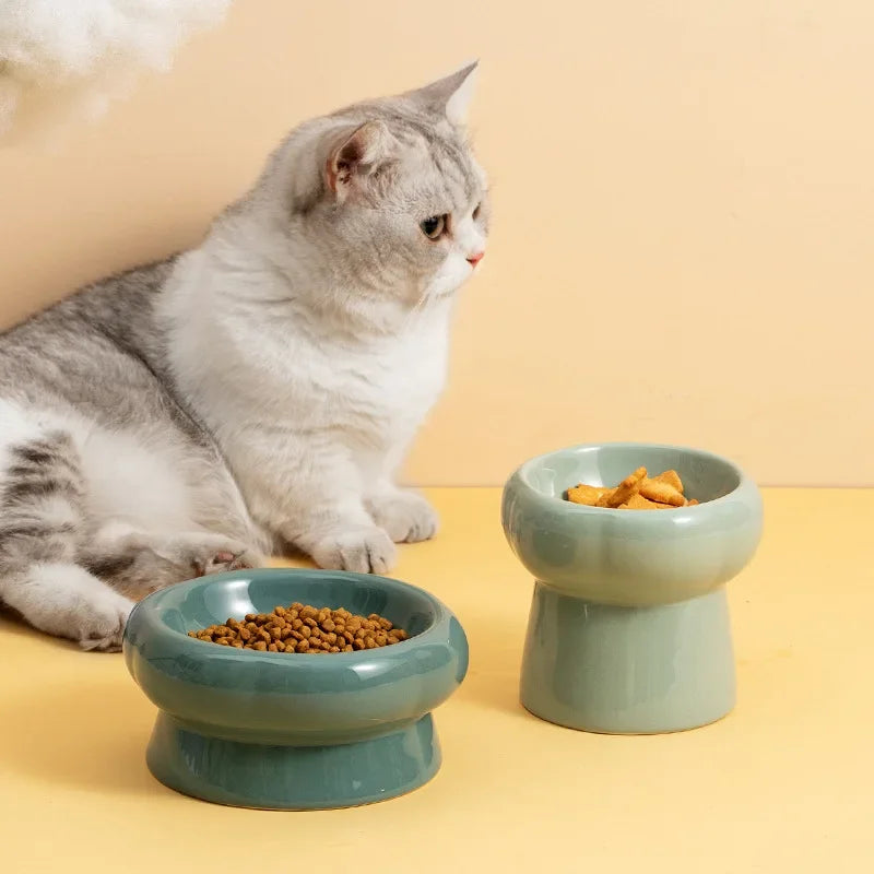 Elevated Pet Food Ceramics Bowls