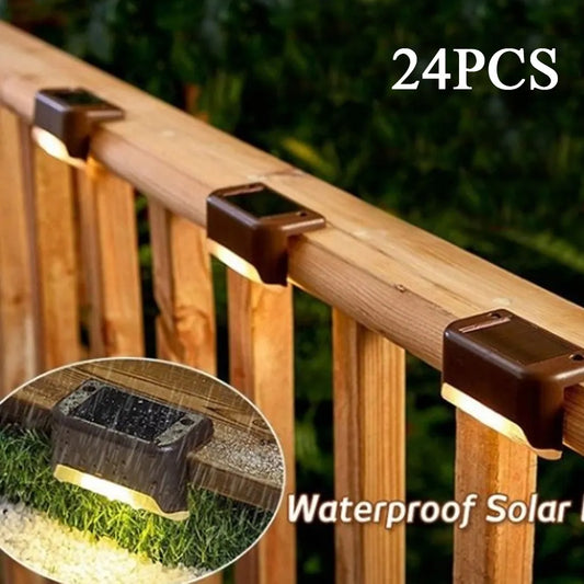 Solar Waterproof Led Outdoor Garden Lights Perfect for Fence or Stairs