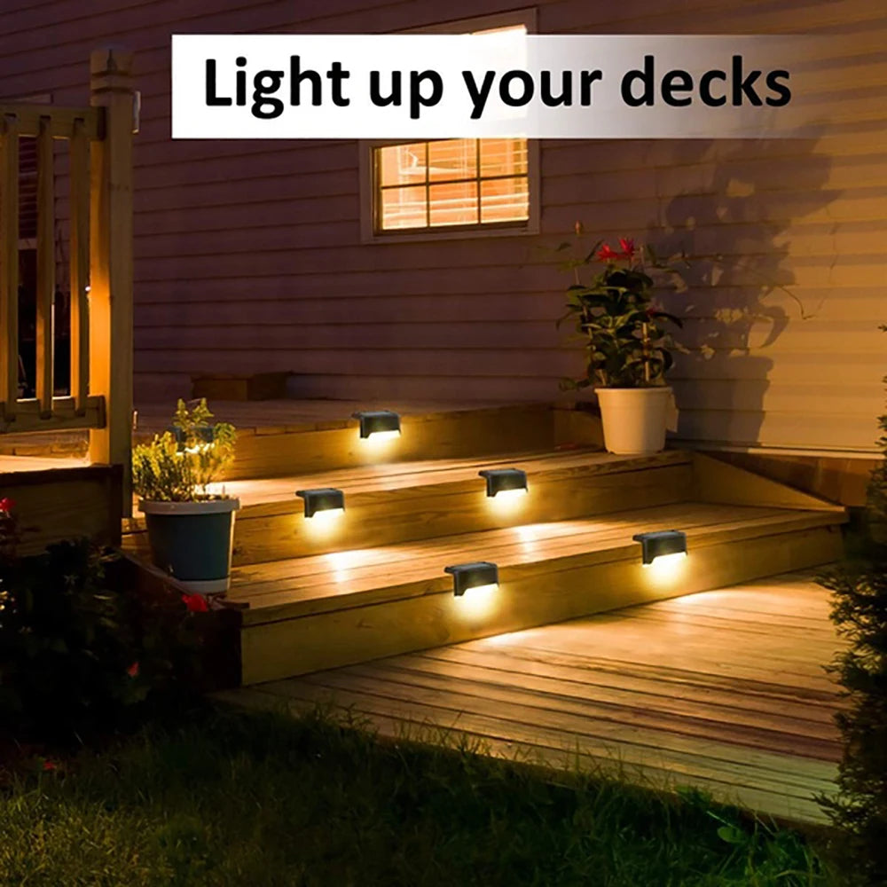 Solar Waterproof Led Outdoor Garden Lights Perfect for Fence or Stairs